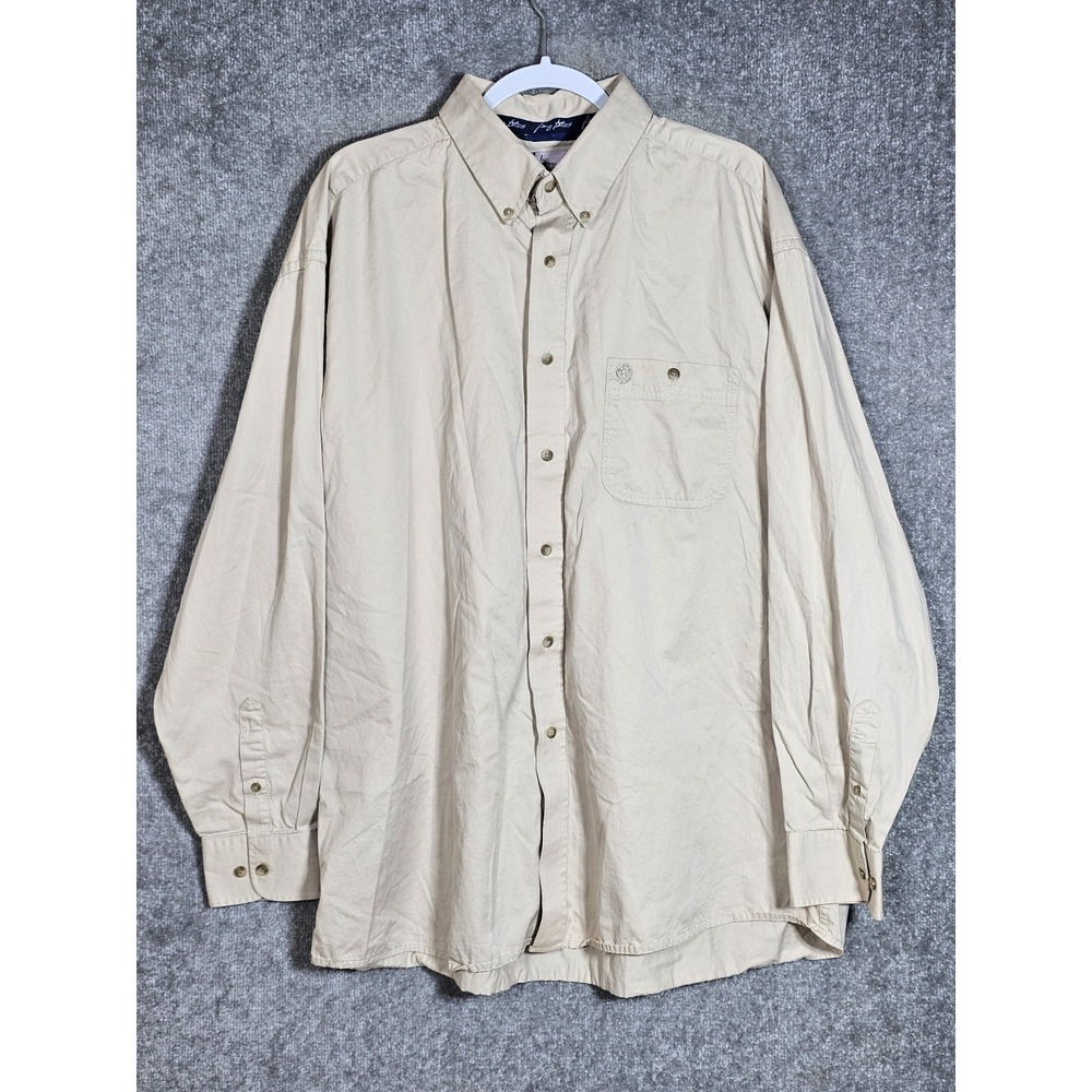 Wrangler George Strait Cowboy‎ Cut Button Down Shirt Mens Size XXL Chest Pocket